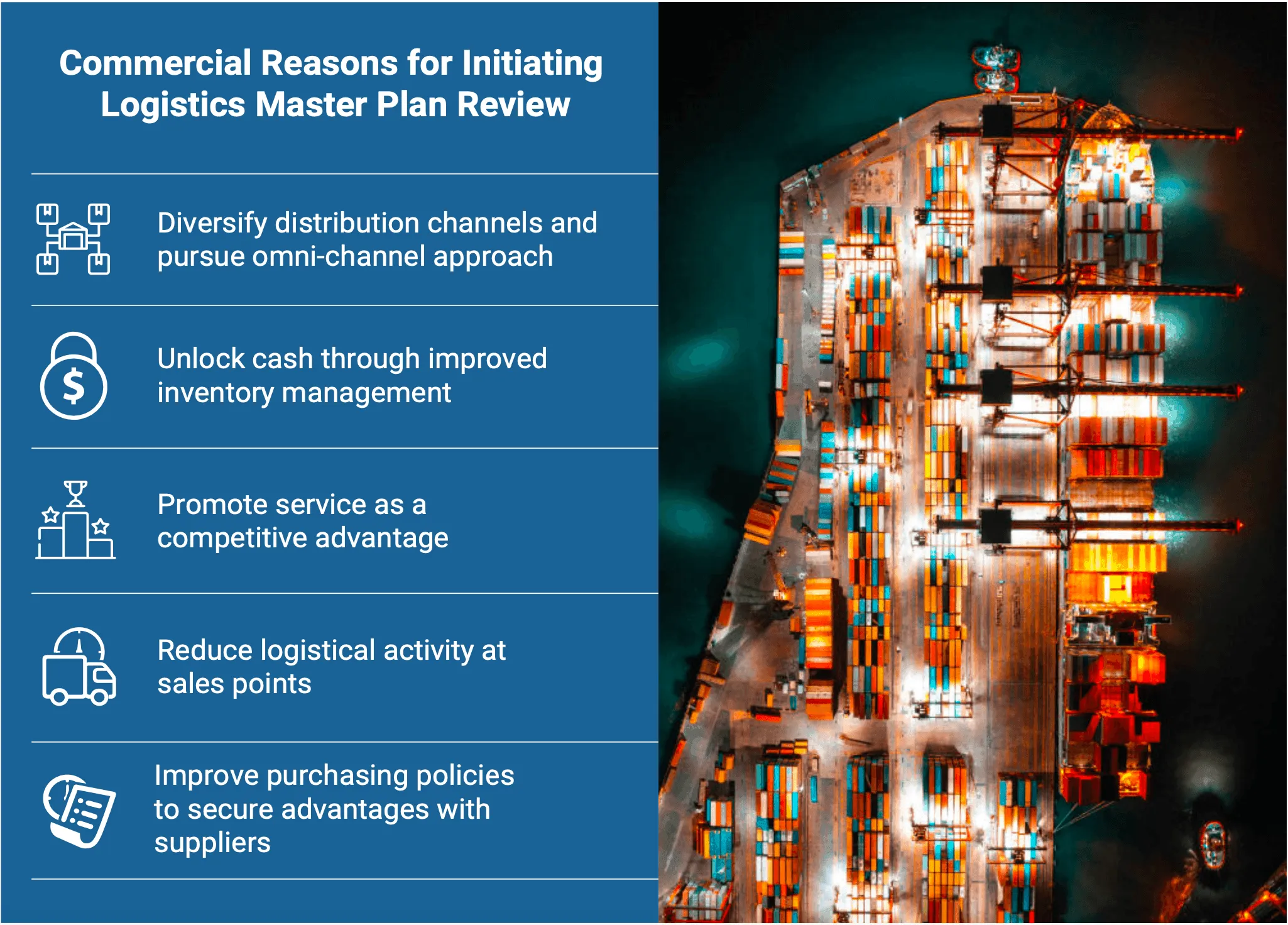 Reviewing Logistics Master Plans